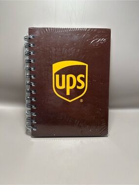UPS Branded Brown Spiral Notebook